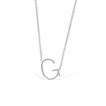 Alexandra Marks Jewelry Personalized Letter S Initial Necklace