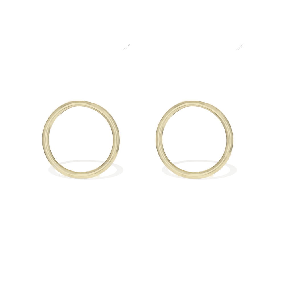 Double Interlocking Circle Stud Earrings – Alexandra Marks Jewelry