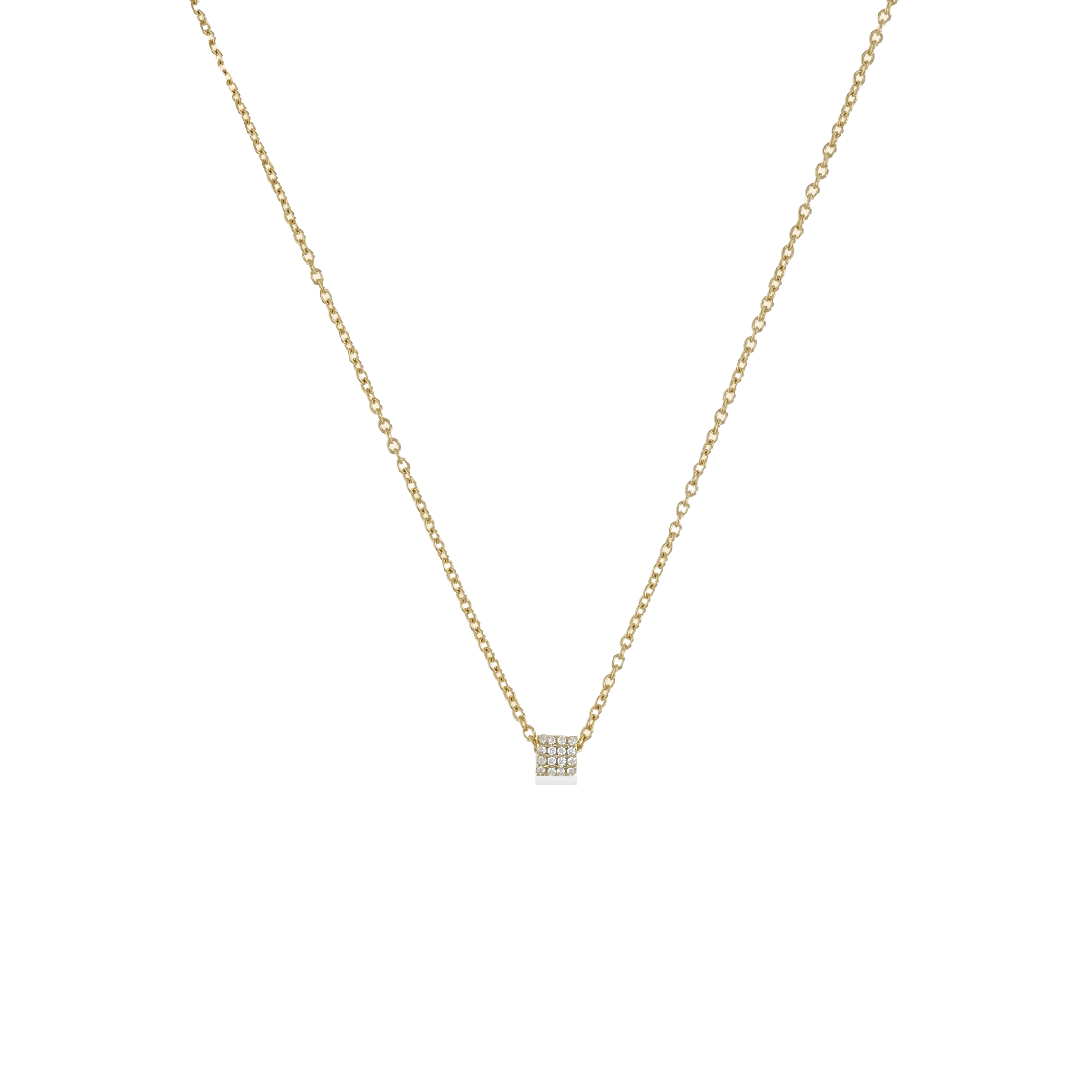 Tiny Square Necklace