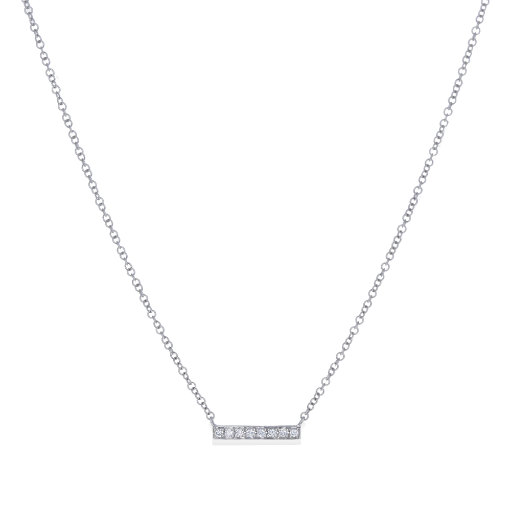 Alexandra Marks Jewelry Letter V Modern Initial Necklace