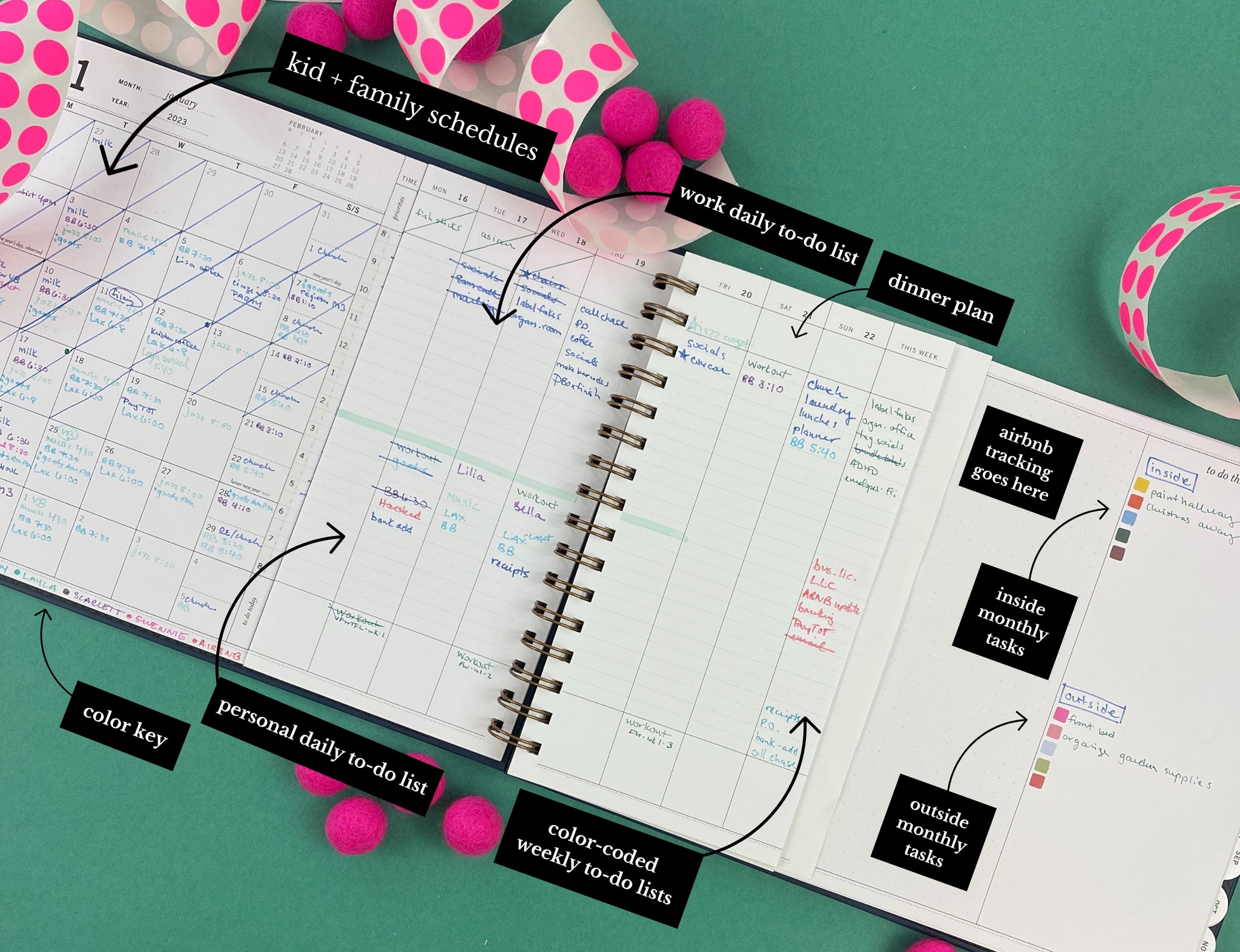 Mabby's 2023 Planner Set Up