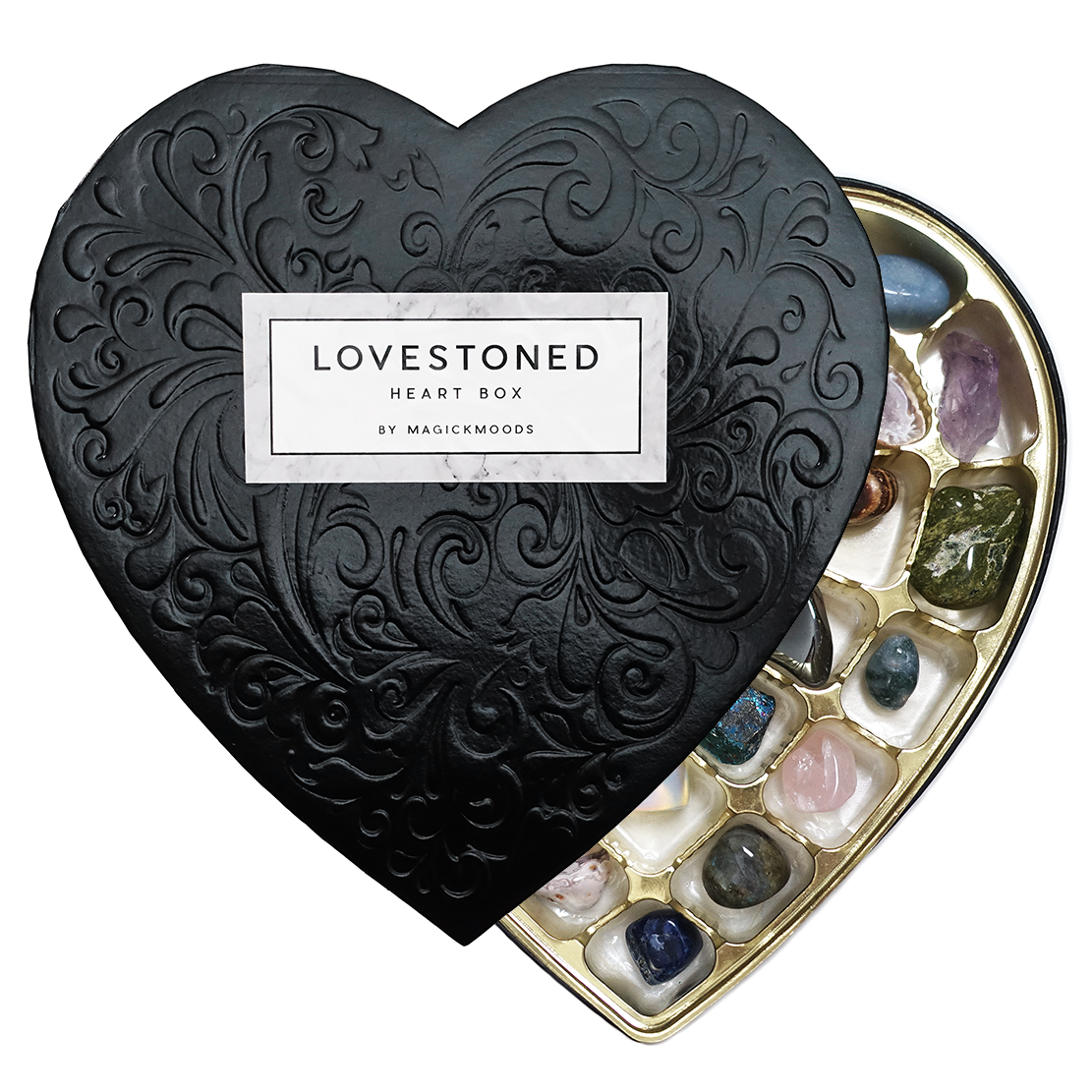 Lovestoned Crystal Heart Box Magickmoods