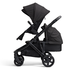Carry Cot on lower adapters with main seat on Olive