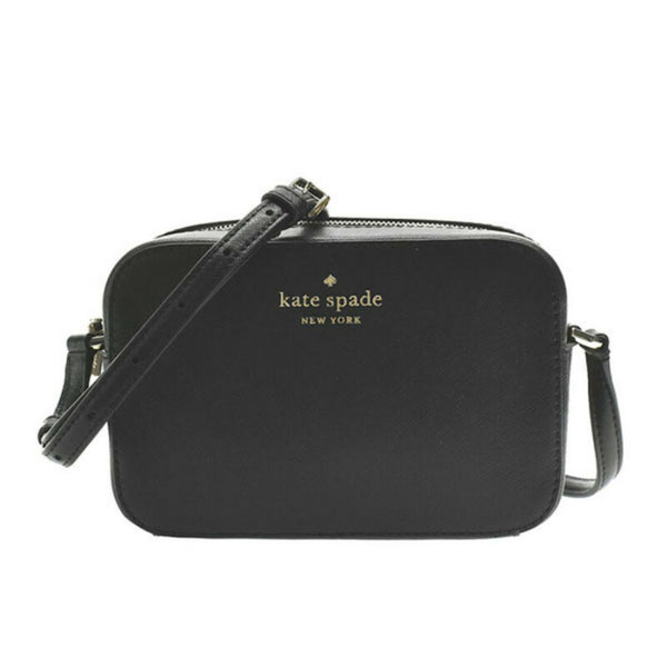 NEW Kate Spade Black Staci Saffiano Leather North South Crossbody Bag – Fin  and Mo