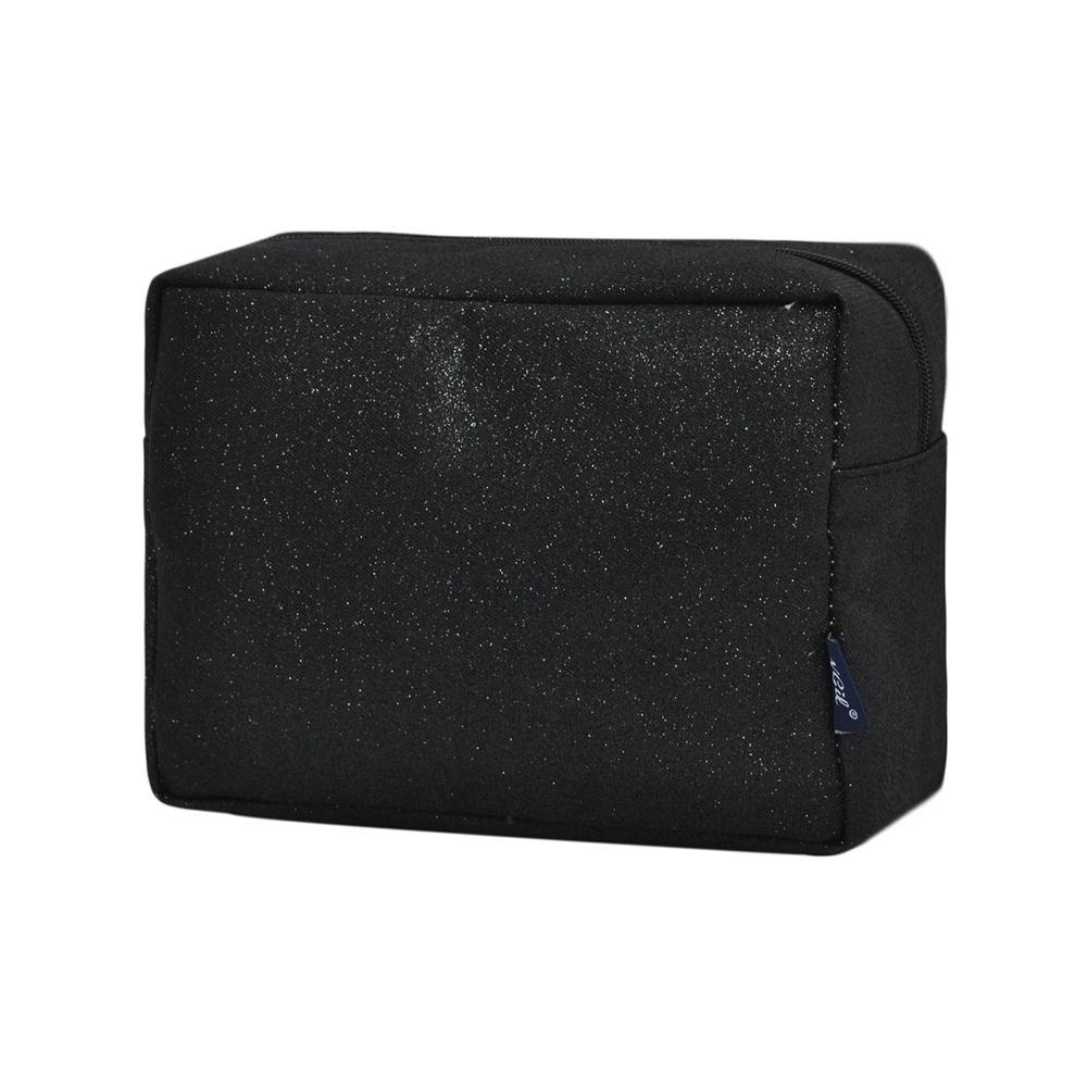 Low-Cost Wholesale Silver Glitter NGIL Large Cosmetic Travel Pouch