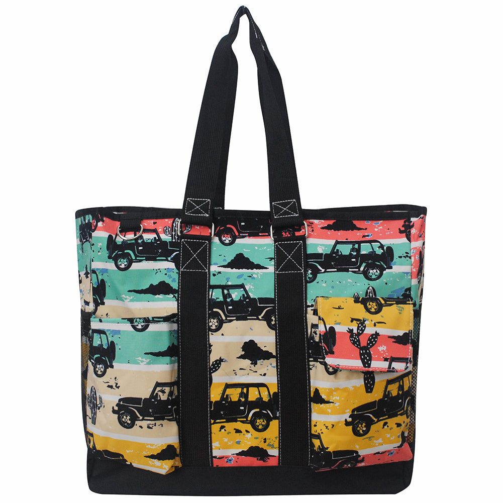 women's tote bag with outside pockets