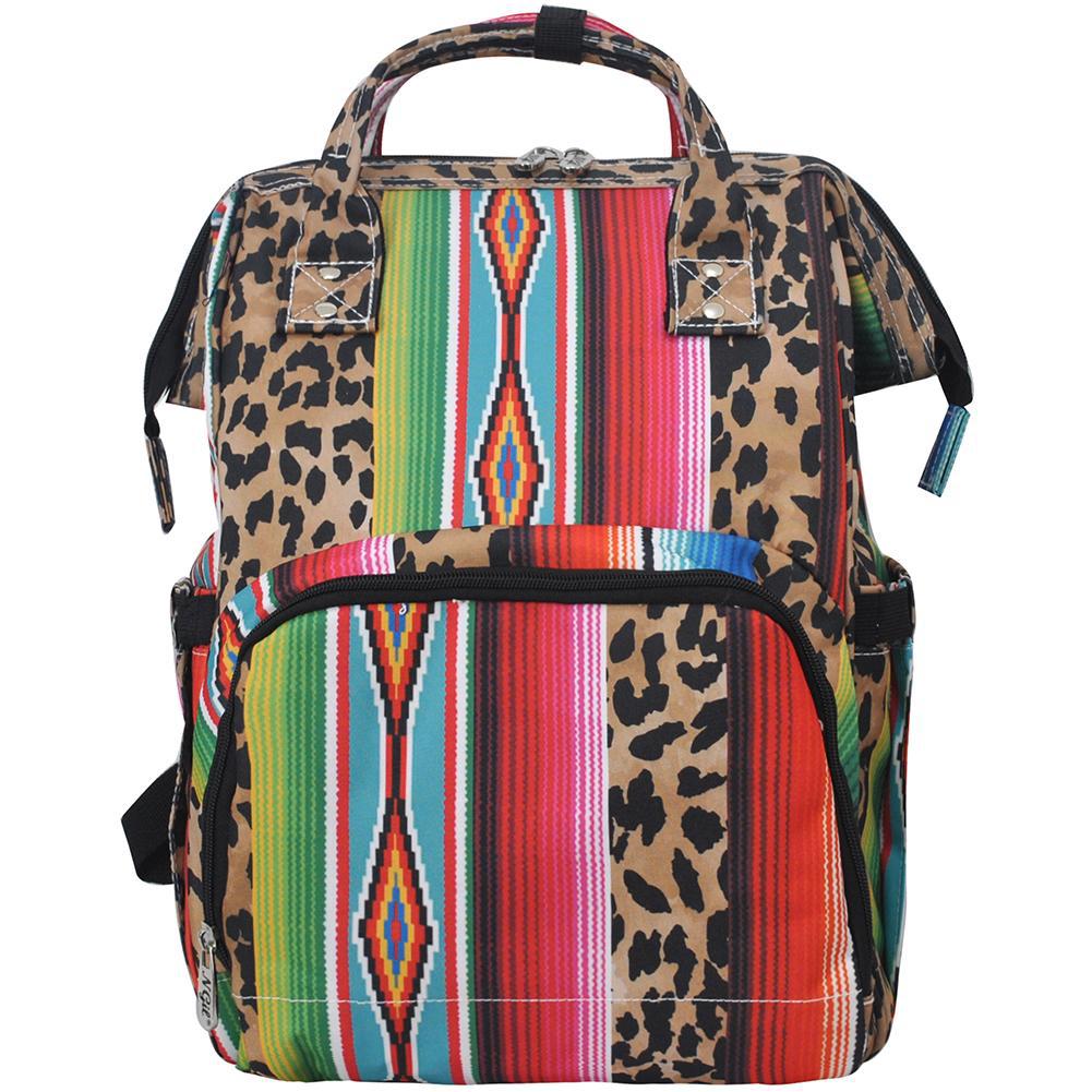 serape leopard diaper bag