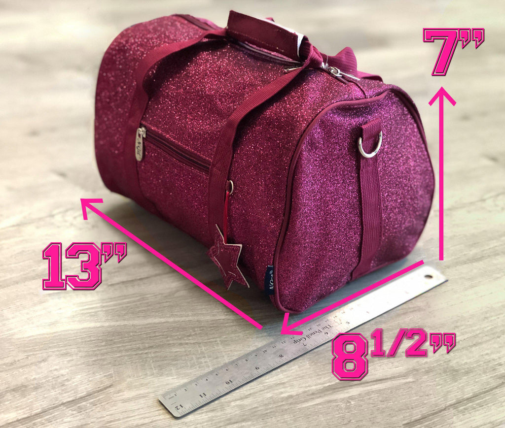 Wholesale Low-Cost Hot Pink Mini Glitter NGIL Duffel Bag In Bulk | www.strongerinc.org ...