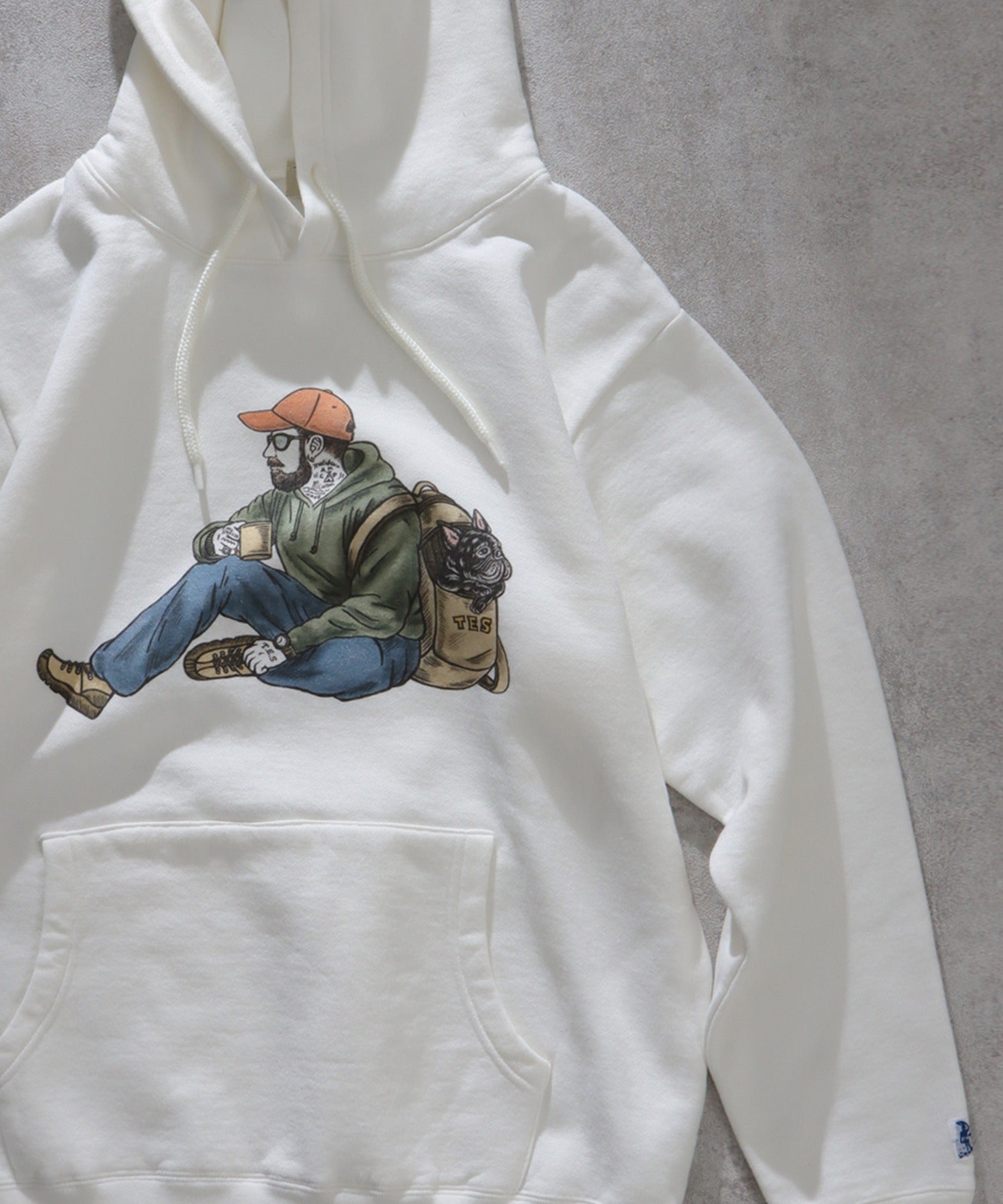 TES MALIBU STAR CAMP GUY SWEAT PARKA / スウェットパーカー