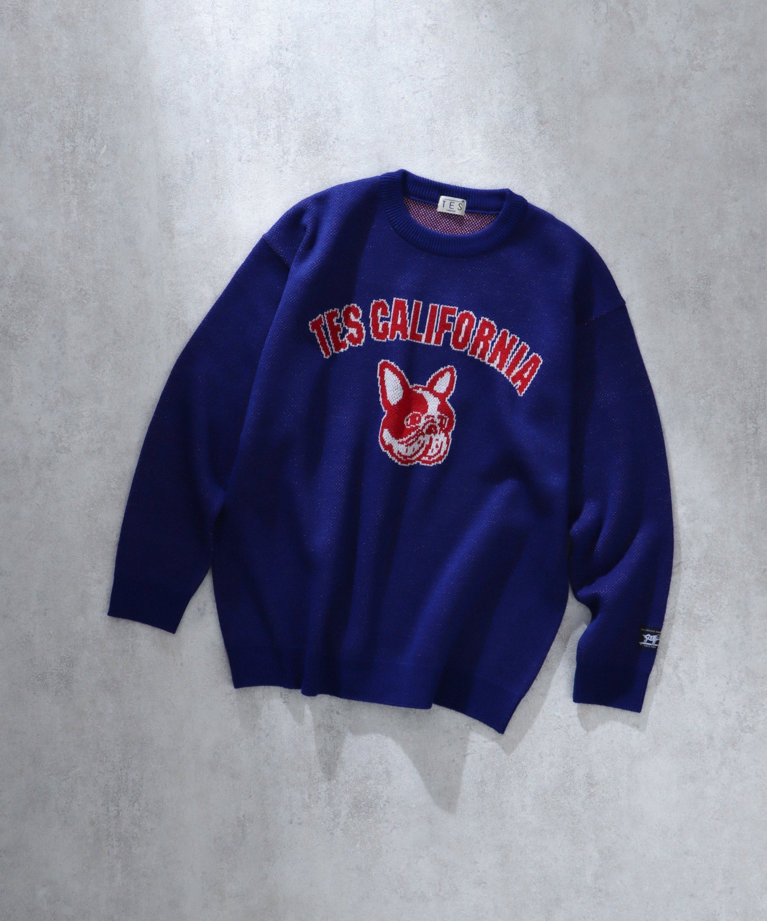 TES COLLEGE BUHI CREWNECK KNIT / クルーネックニット – TES | THE