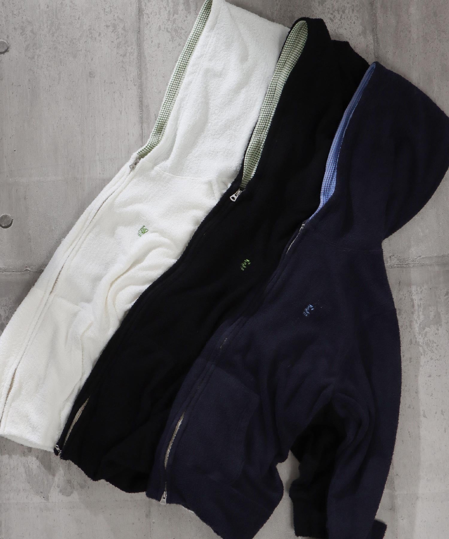 TES ALL OVER PILE ZIP PARKA / ジップパーカー