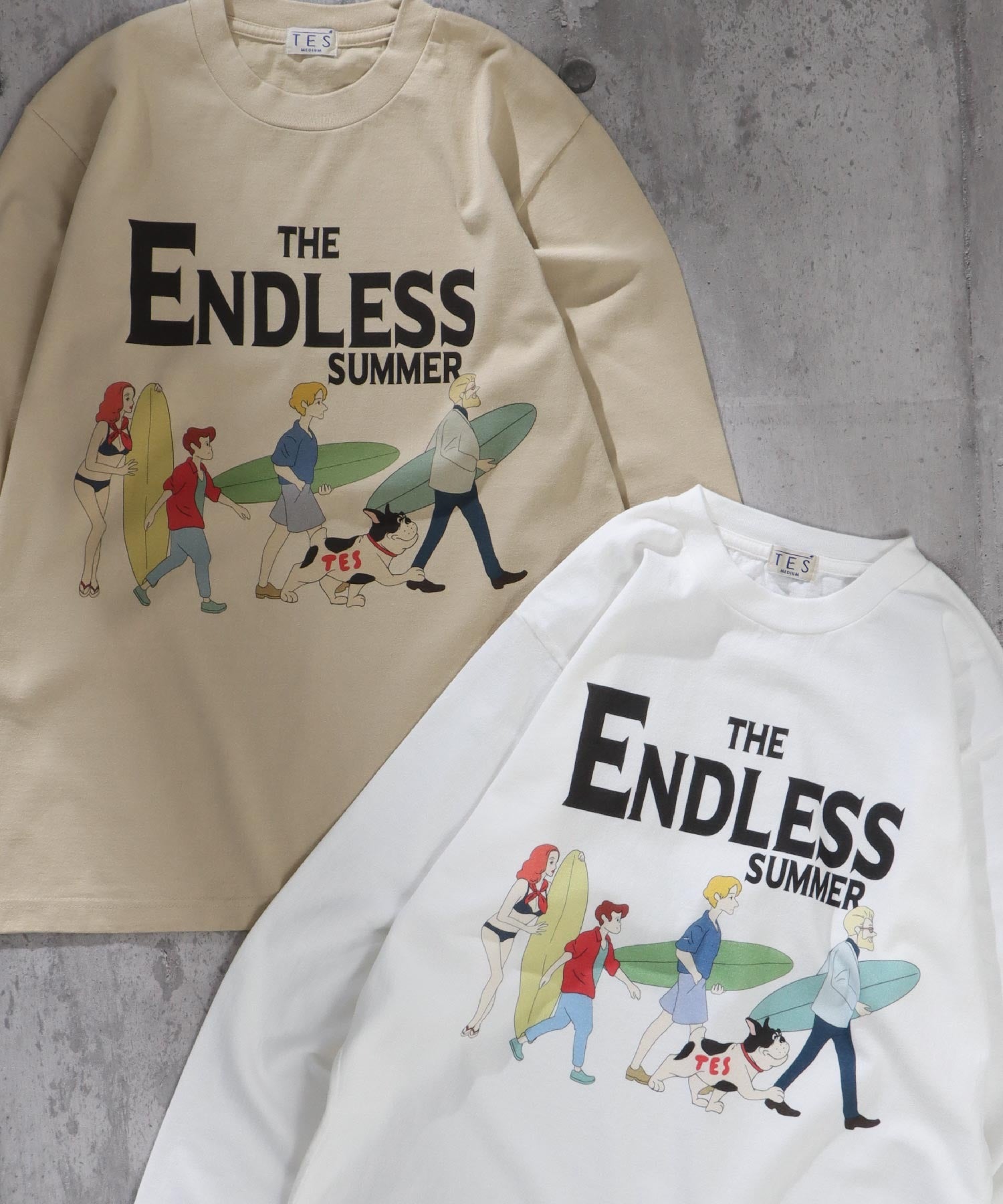 TES SURF ROAD LONG SLEEVE T-SHIRT / ロンT – TES | THE ENDLESS SUMMER