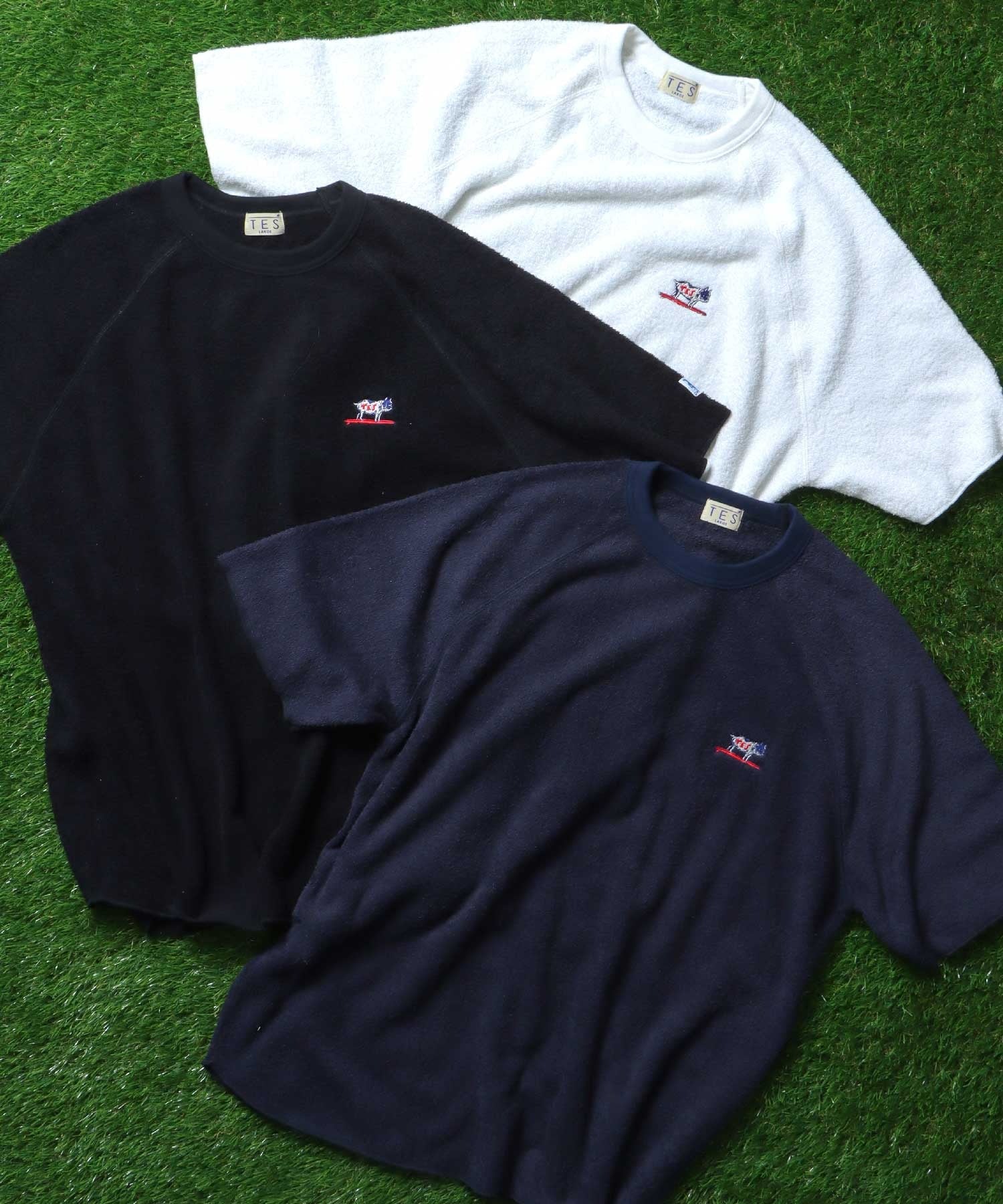 TES COMFORTABLE PILE HUNTINGTON BIG T-SHIRT / ビッグシルエットT