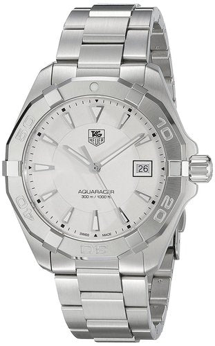 Tag Heuer Aquaracer Silver Dial Brushed SS Quartz Watch WAY1111.BA0928