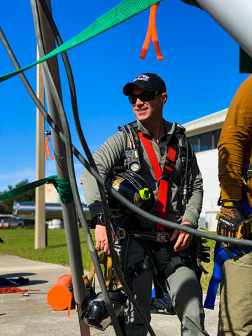 Devin DeLucia skydiving prep