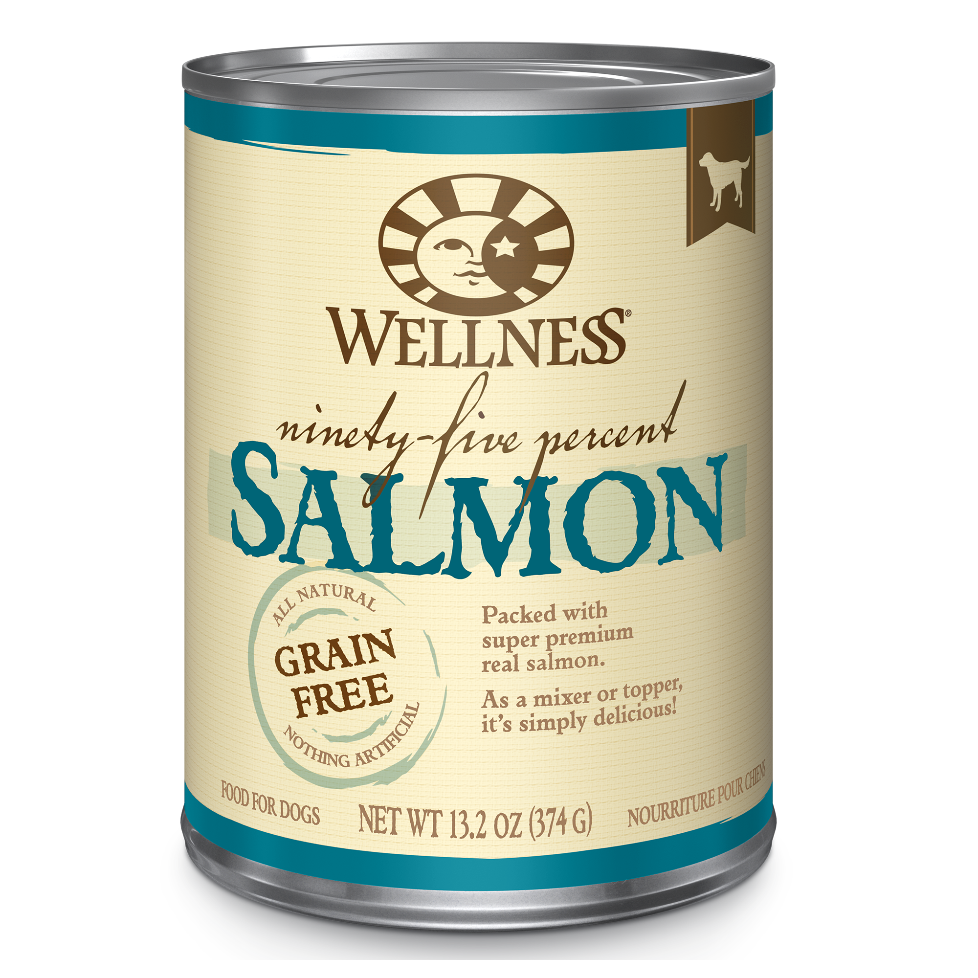 wellness salmon canned dog food