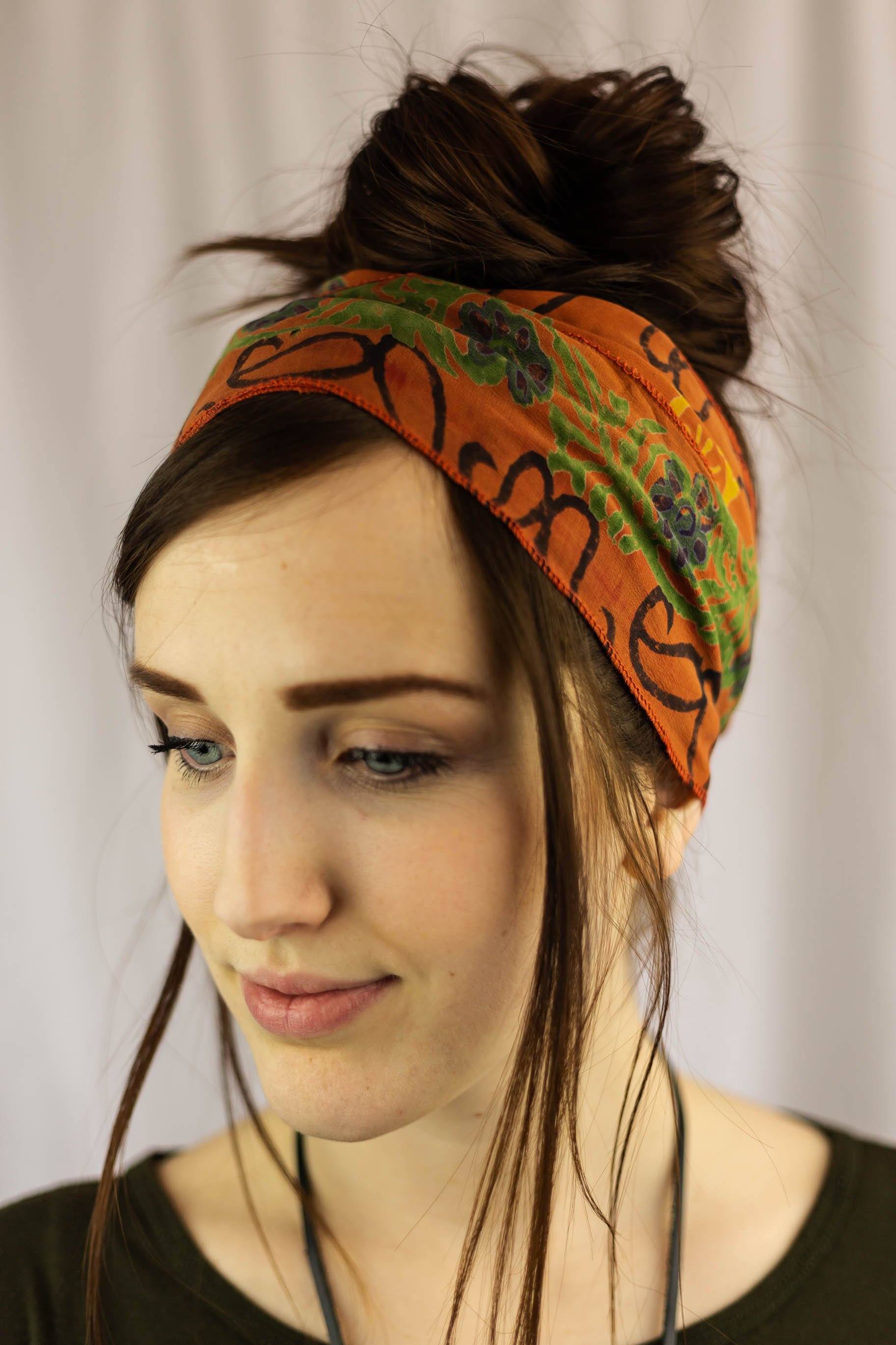 silk head wrap scarf