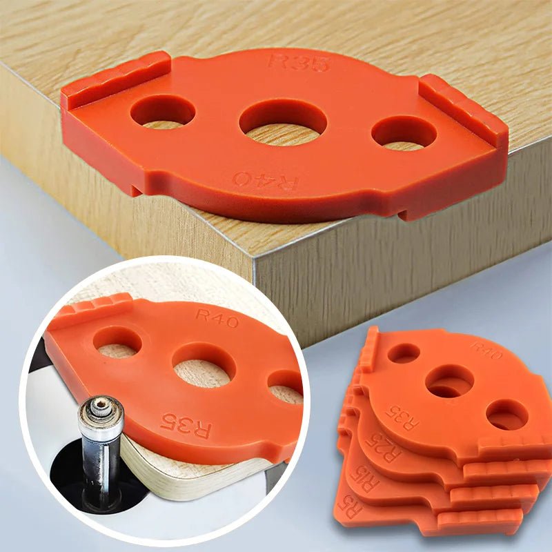 Radius Jig Router Templates - Routing Rounded Corners Router Corner Jig