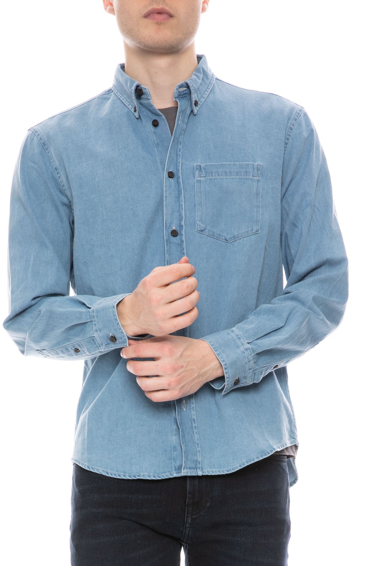 acne studios denim shirt