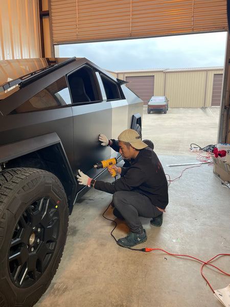 DIY Full Body Vinyl Wrap for Cybertruck - TESBROS