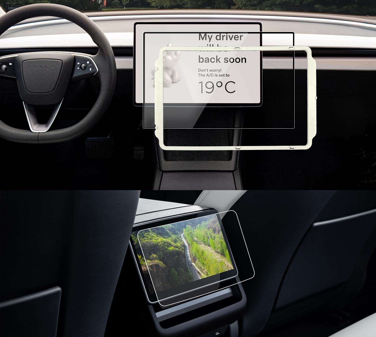 Tesla Model 3/Y Tempered Glass Screen Protector