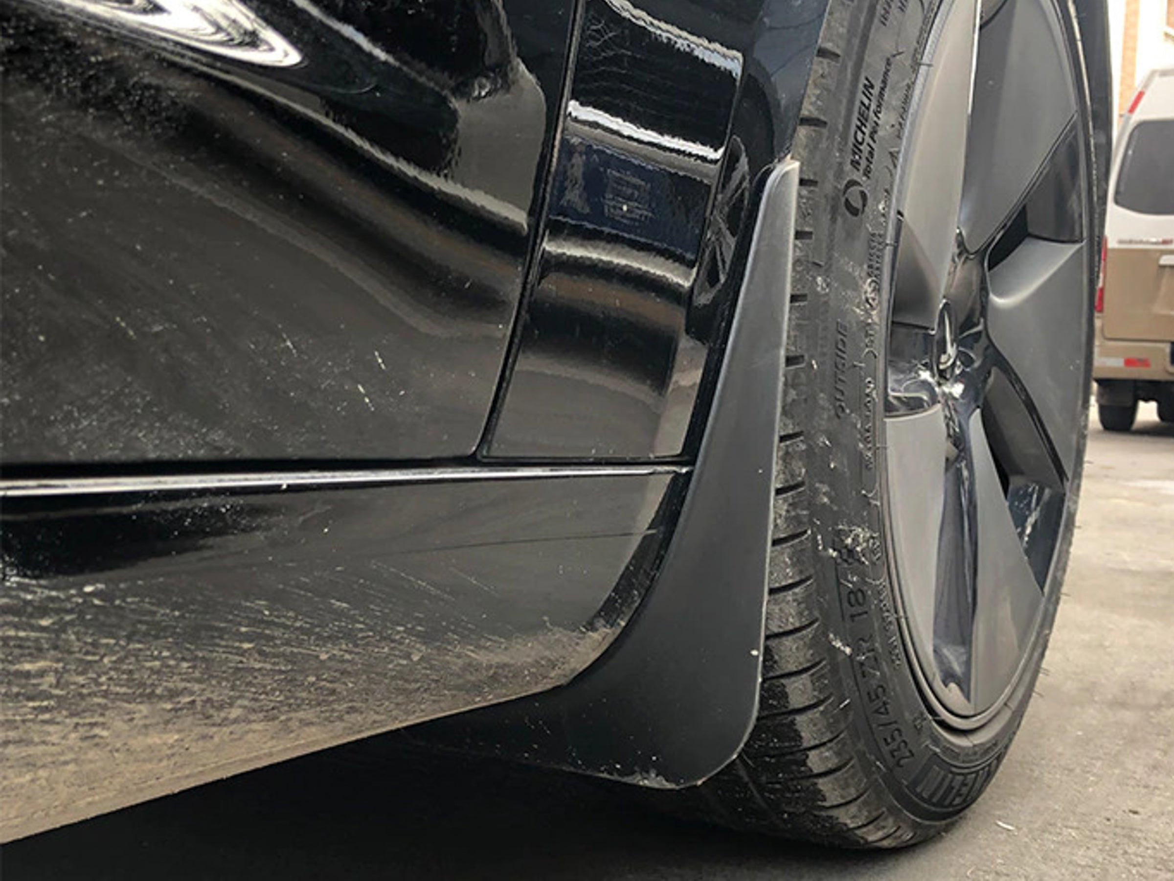 Tesla Model 3 Mud Flaps (4 piece complete set) TESLARATI Marketplace