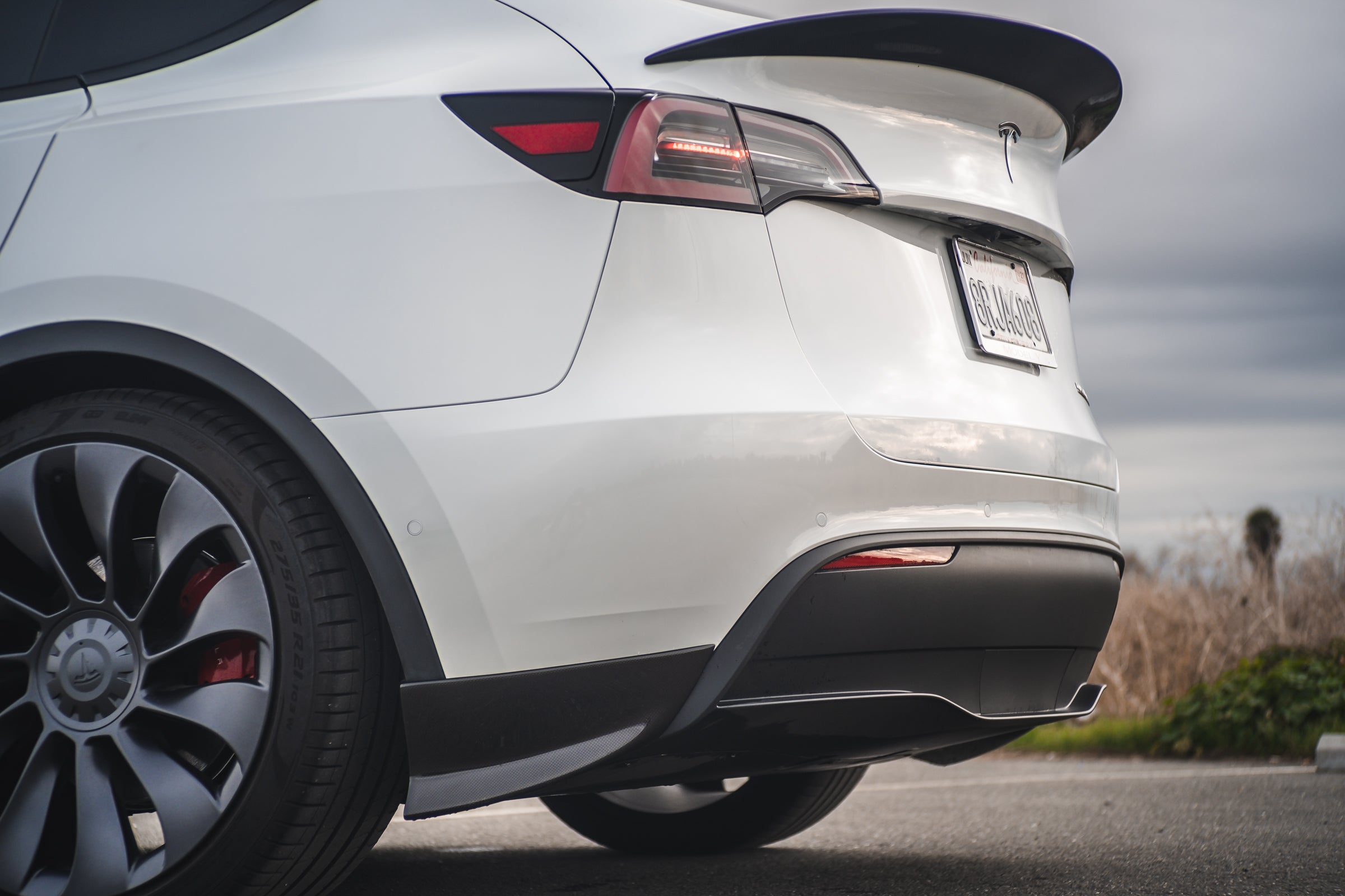 Tesla Model Y Genuine Carbon Fiber Rear Spoiler (OEM Style)