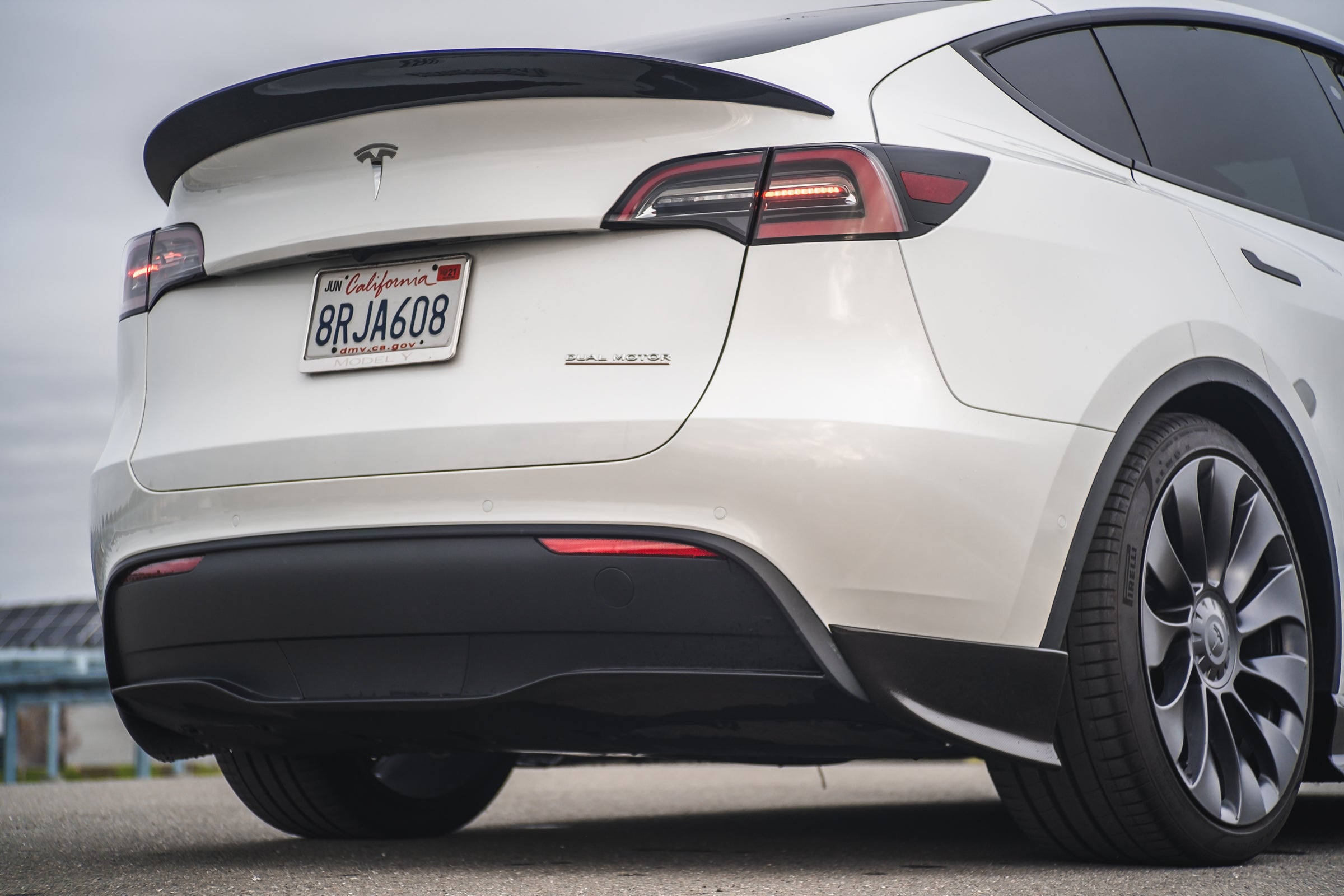 Tesla Model Y Carbon Fiber Side Skirt Extension TESLARATI Marketplace