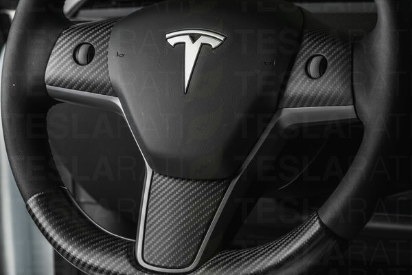 Tesla Model 3 & Y Genuine Carbon Fiber Dashboard Cover (Single