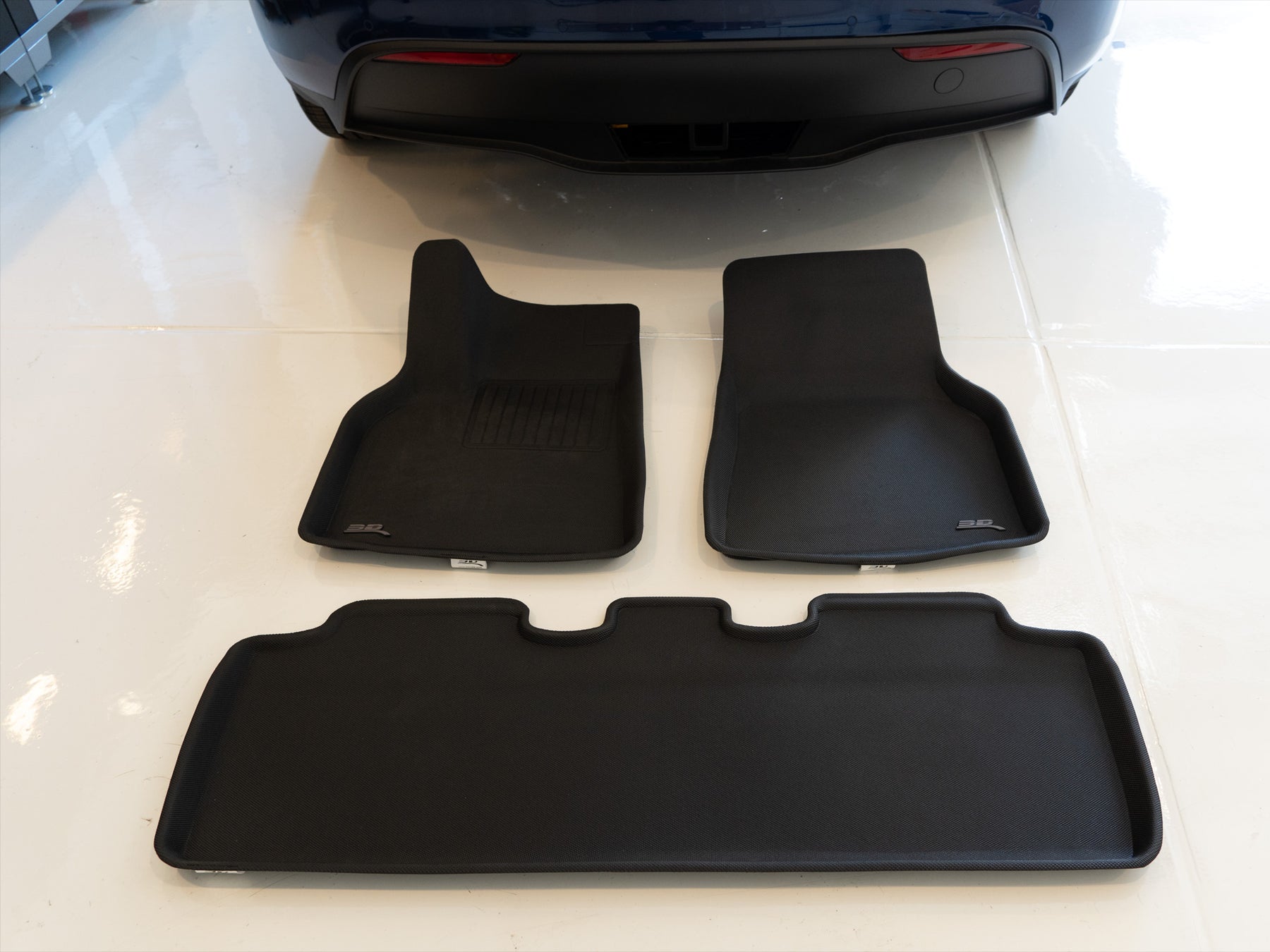 3D MAXpider Maßgeschneiderte Allwetter-Fußmatten der ELEGANT-Serie LHD für  Tesla Model Y 5 SEAT 2021-2023