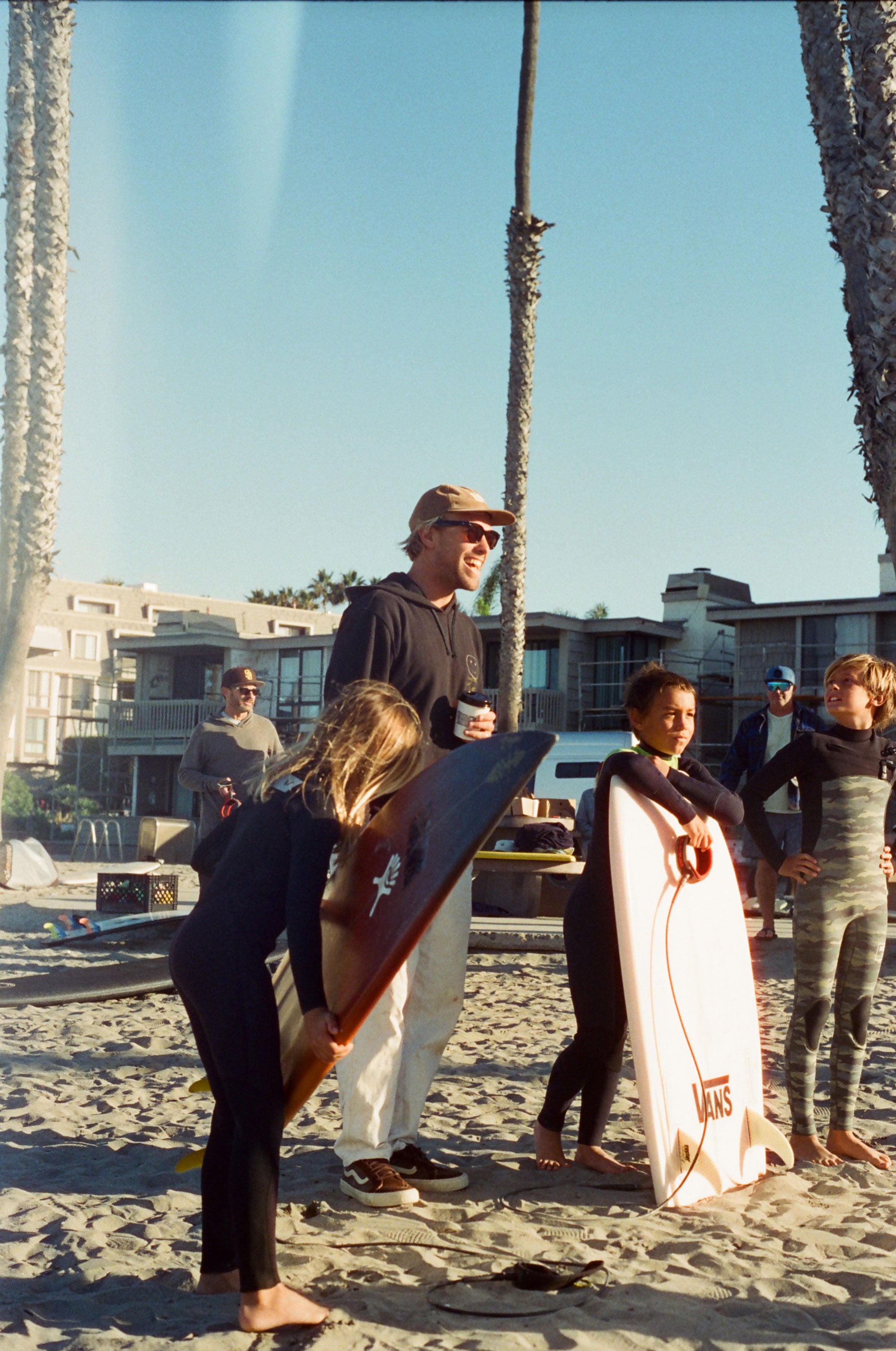 surfer in oceanside california