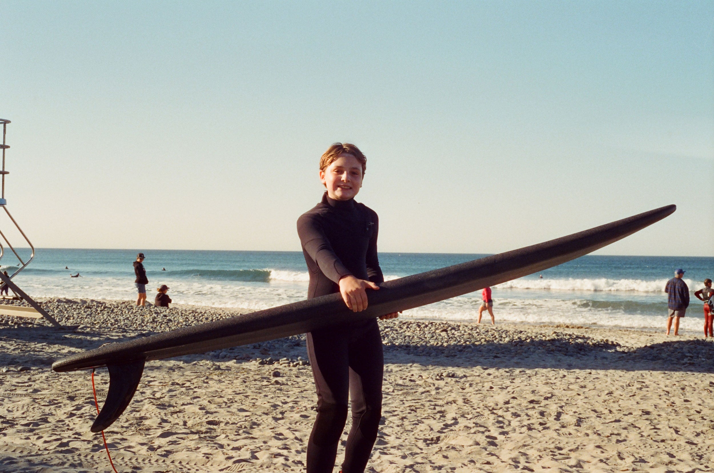 surfer in oceanside california