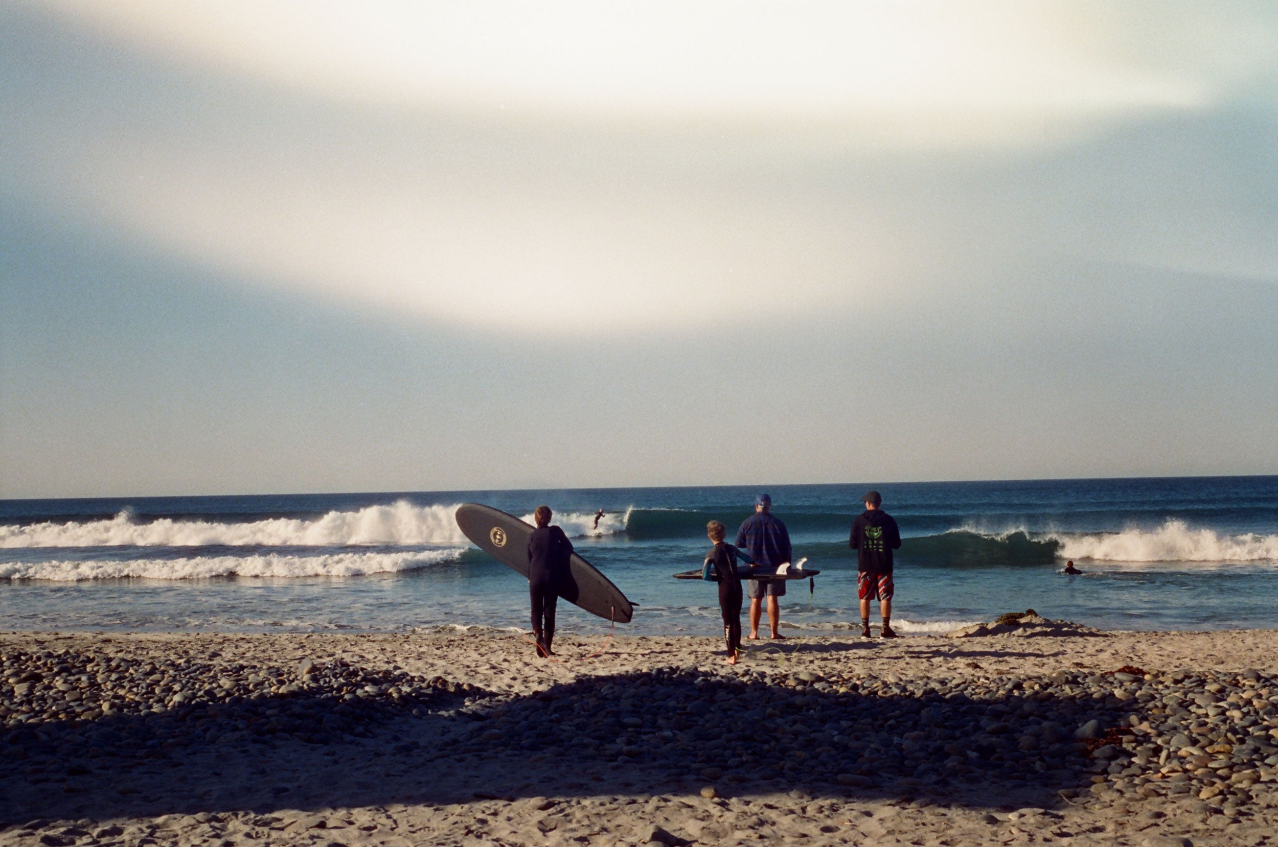 surfer in oceanside california