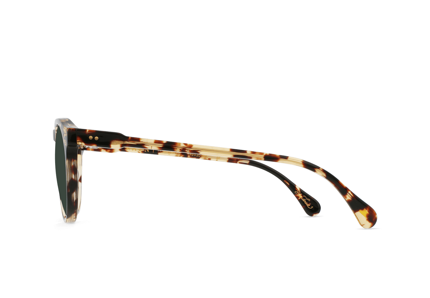 RAEN REMMY-Brindle Tortoise/Green Polar-49 Handmade Unisex Sunglasses