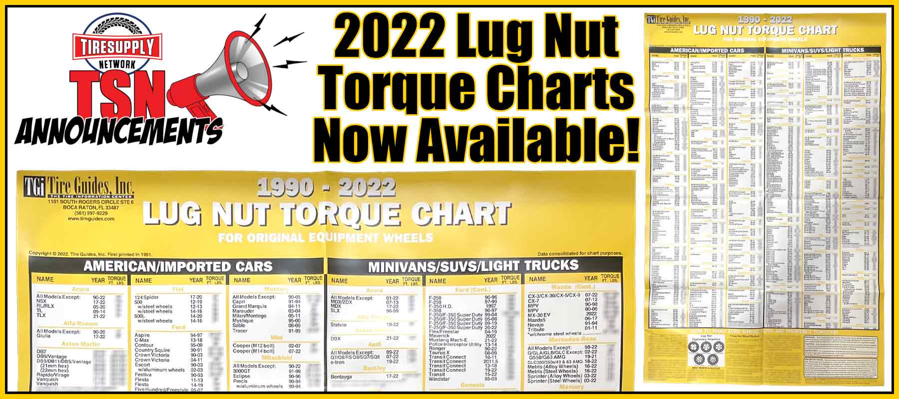 Printable Lug Nut Torque Chart