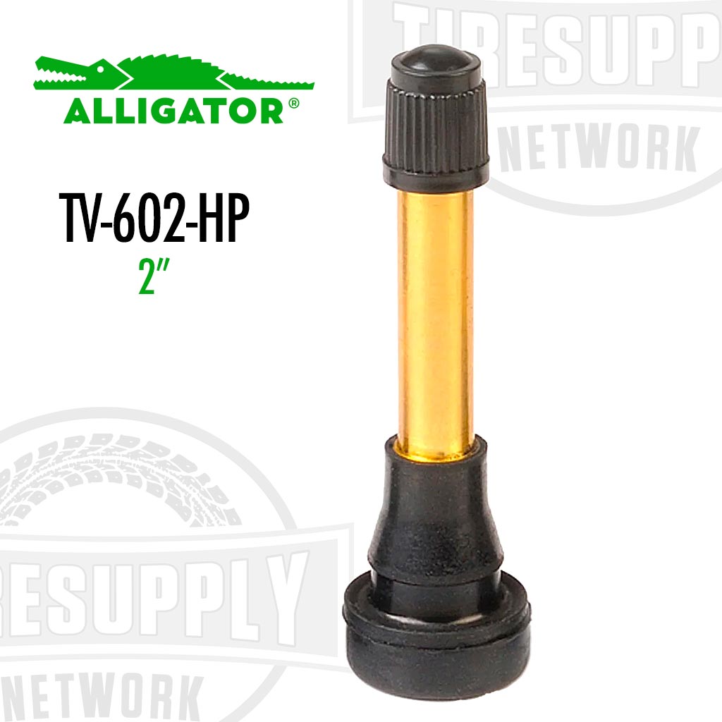 Alligator | EHA High Pressure Snap-in 1.25″ Valve Stem for .625″ Rim Hole  (TR-801-HP)