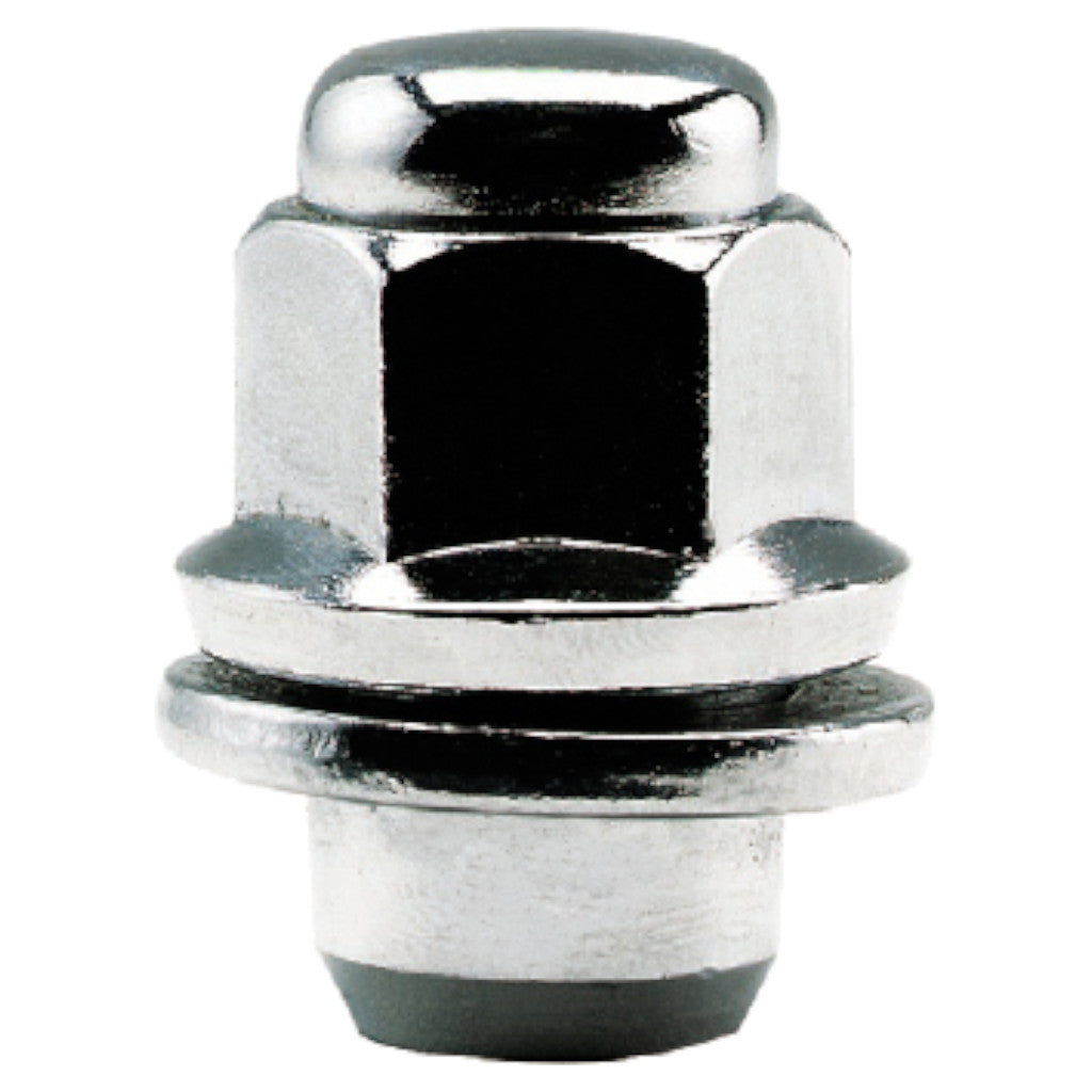 White Knight 5309DL Chrome Duplex Mag OEM Factory Lug Nut with Washer -  Tire Supply Network