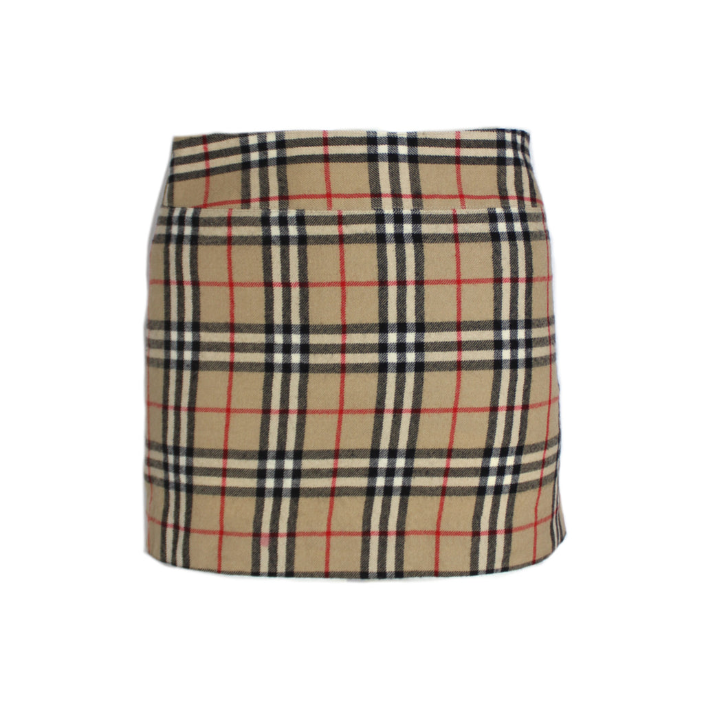 Burberry Nova Check Mini Skirt XS 