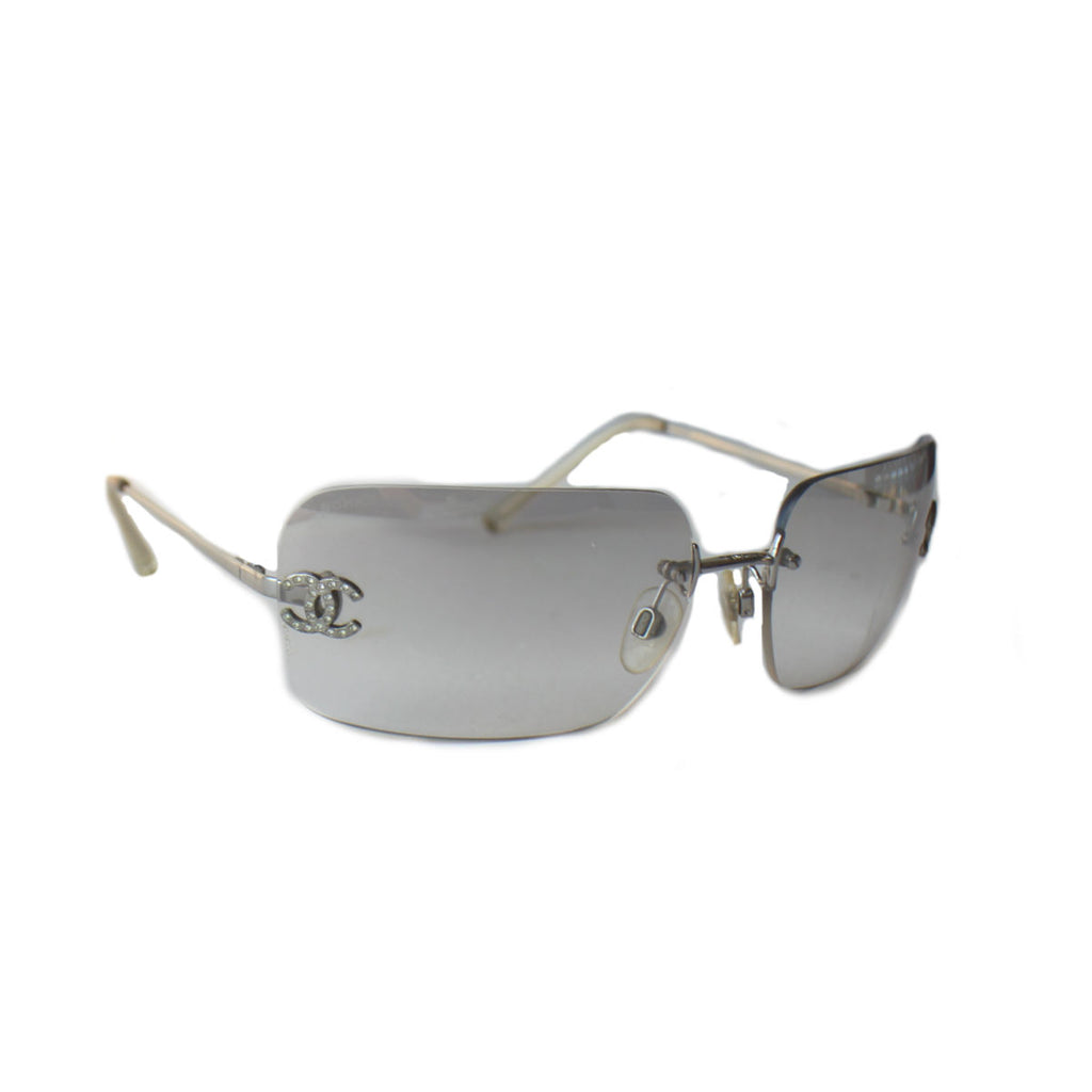 CHANEL  Accessories  Authentic Vintage Chanel Rimless Sunglasses   Poshmark