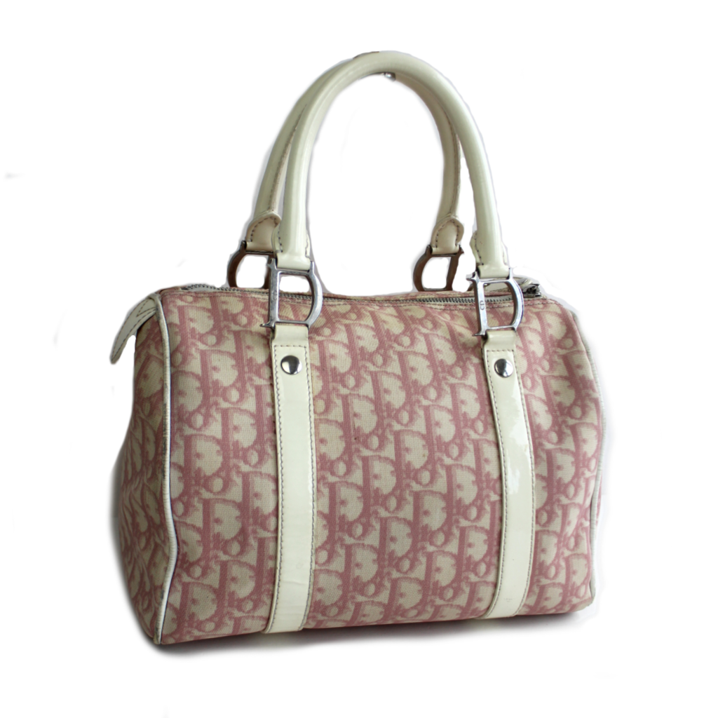 Christian Dior Pink Trotter Monogram Boston Bag | 0