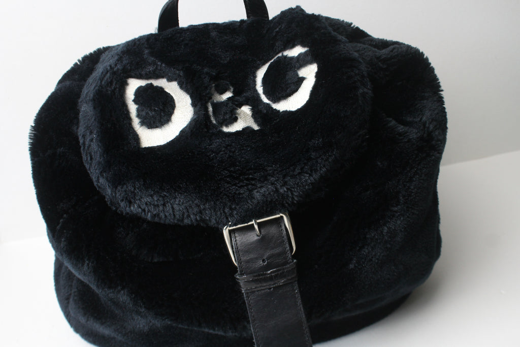 Dolce & Gabbana / D&G Faux Fur Logo Backpack 