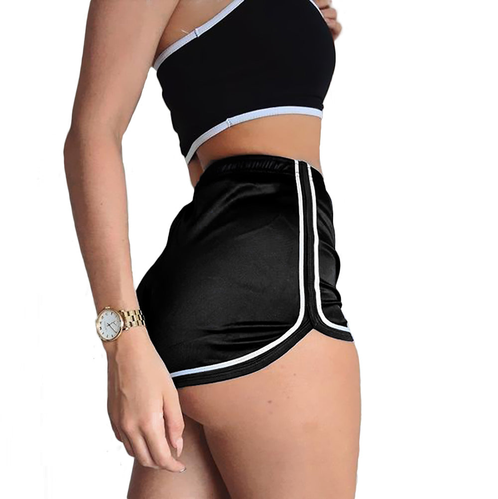 womens high waisted booty shorts