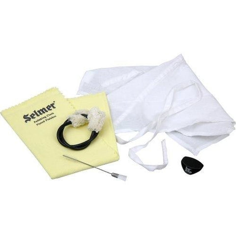 Flute Cleaning Cloth for Tube Yellow++Gray