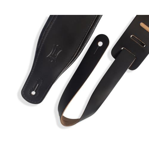 Levy's Padded Leather Guitar Strap, Black | Kincaid's Is Music