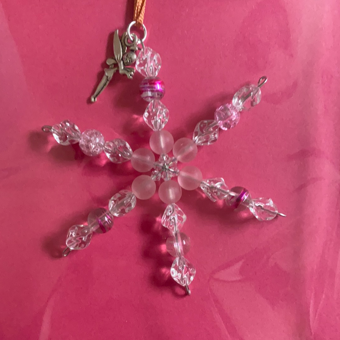 Small Crystal Snowflake Decoration
