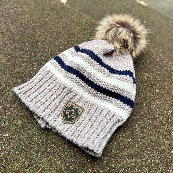 Legacy Old School Ribbed Cuff Beanie with Pom 2022 – The College of St.  Scholastica Saints Shop