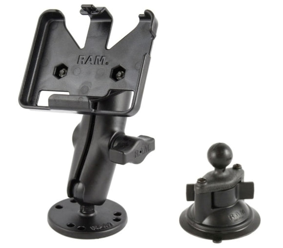 Flat Surface + Suction Cup Car Mount Kit for Garmin nuvi 1100 1100LM 1200 1240 1245 1250 & 1260T - landloop