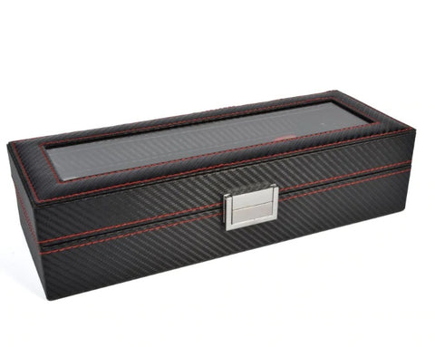 carbon fiber pu watch box singapore