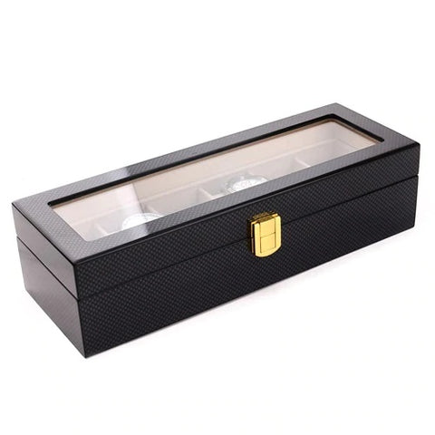 carbon fiber wooden watch box singapore