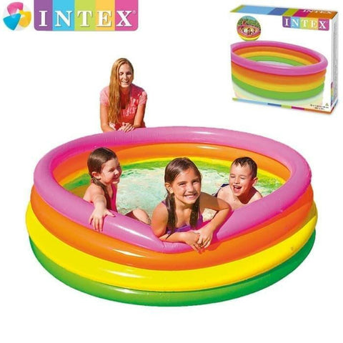 intex sunset kids air swimming inflatable pool